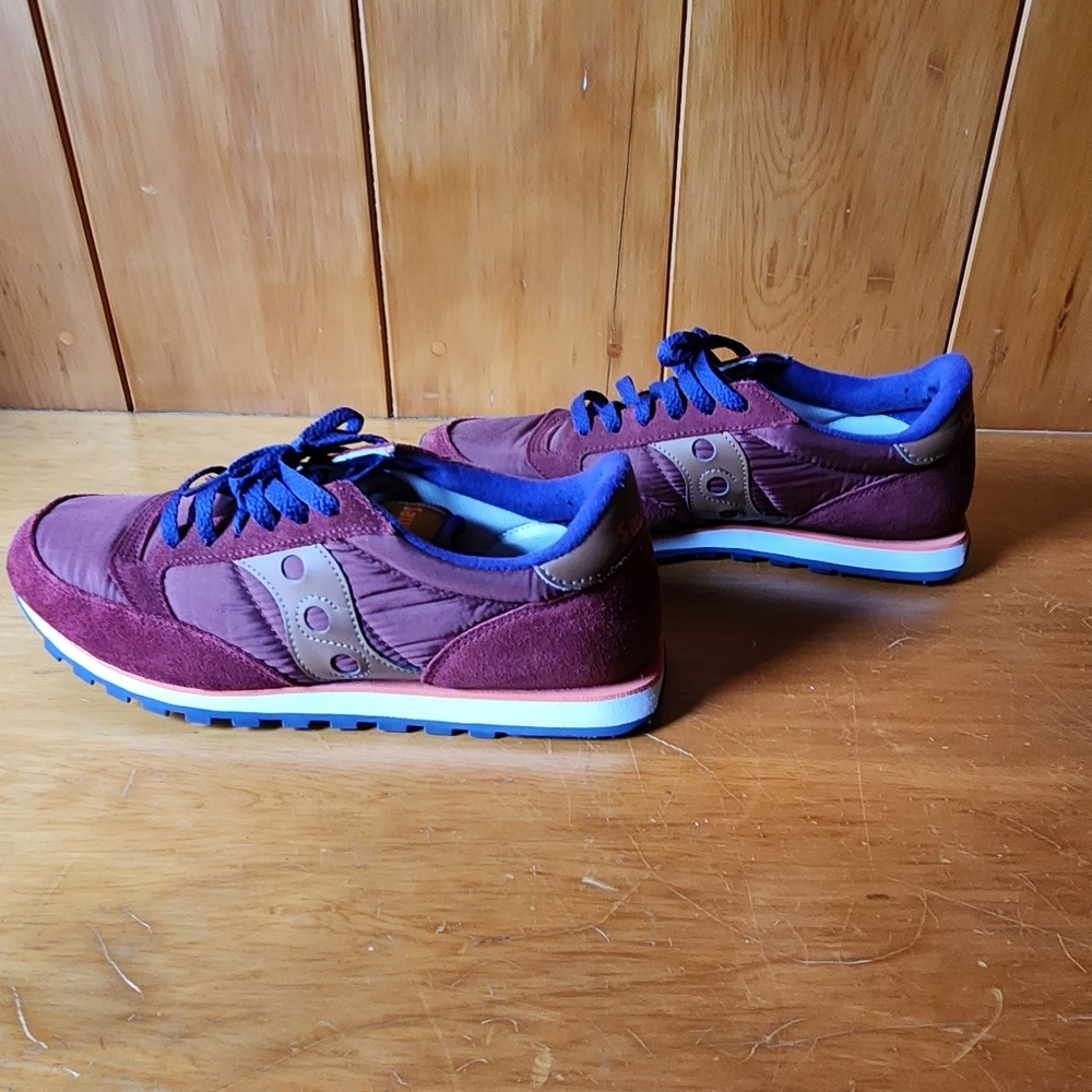Saucony Men's Jazz Original Sneaker (Purple and Blue)